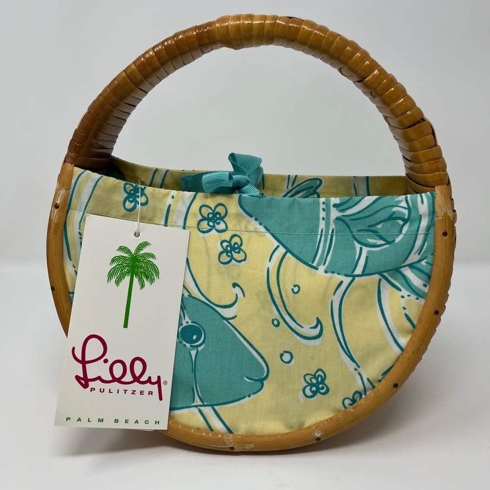 Lily Pulitzer -basket bag- color: mimosa- new with tags